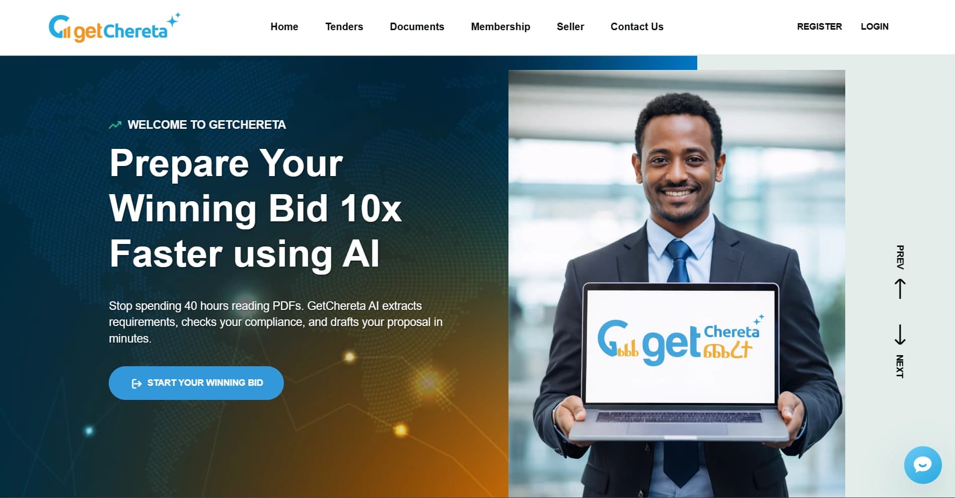 GetChereta: AI Tender Bidding Platform